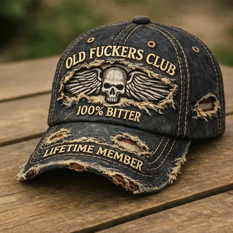 🧢Old F*ckers Club – Vintage baseball ca
