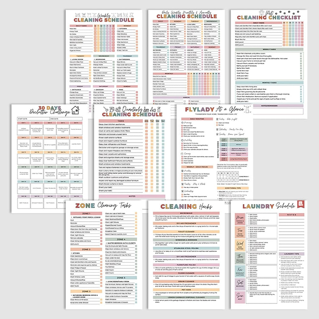 🔥🔥ADHD toolbox for cleaning and tidying up — Household planne