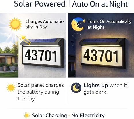 Stainless Steel Doorplate Light