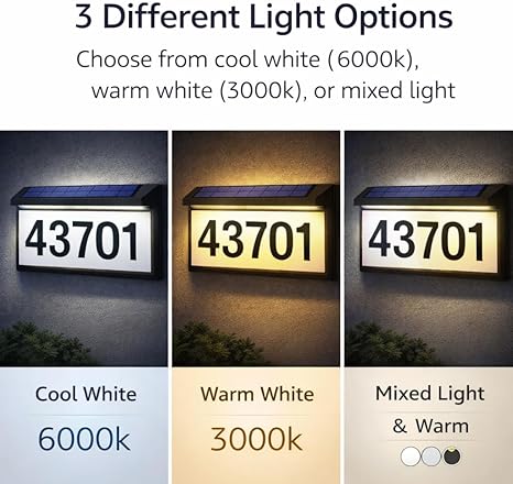 Stainless Steel Doorplate Light