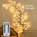 🌟🎅 Flexible LED Tree Branch – Warm & Festive