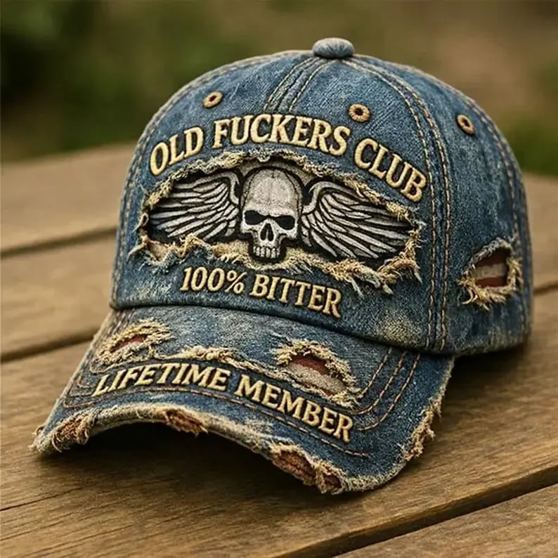 🧢Old F*ckers Club – Vintage baseball ca