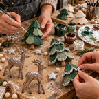 Lighted Woodland Christmas Garland