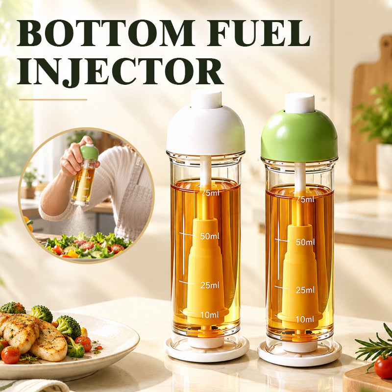 🍳💧 Cooking oil sprayer with a downward-facing je