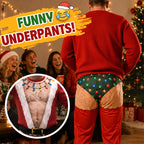 Funny Christmas Light Butt Pants 🎄
