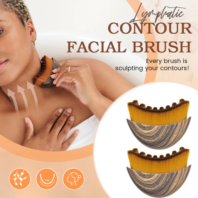 💆♀️ Lymphatic contour facial brush | Each brush shapes your contou