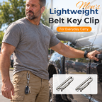 Lightweight Belt Key Clip for Everyday Carry