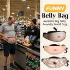 Funny Belly Bag – Realistic Big Belly Novelty Waist Bag