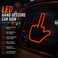 LED Gesture Car Window Light
