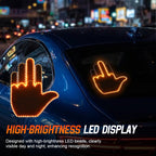 LED Gesture Car Window Light