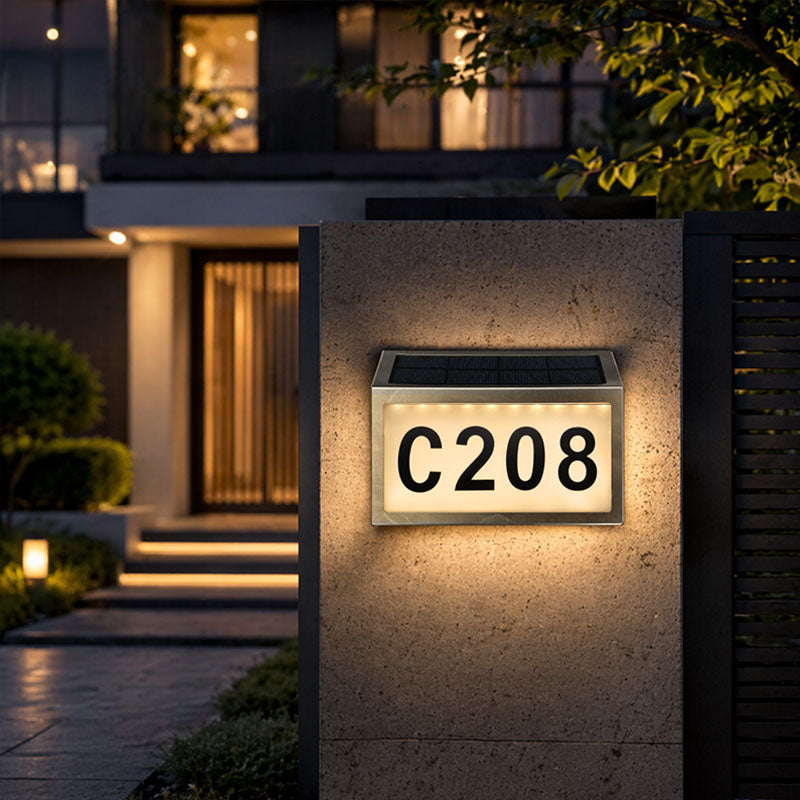 Stainless Steel Doorplate Light