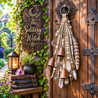 🔮Witch door decoration bell | 🌙Bells, Crystals & Celestial Hanging Decor