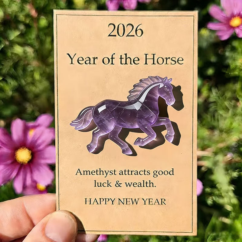 🐎🍀 Happy green horse – ✨ Symbolizes strength and new beginnings 2026 Anno del Cavallo – Choose your color, bring your intention with yo
