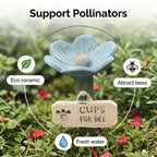 🌸Flower-Shaped Ceramic Bee Watering Station🐝💧