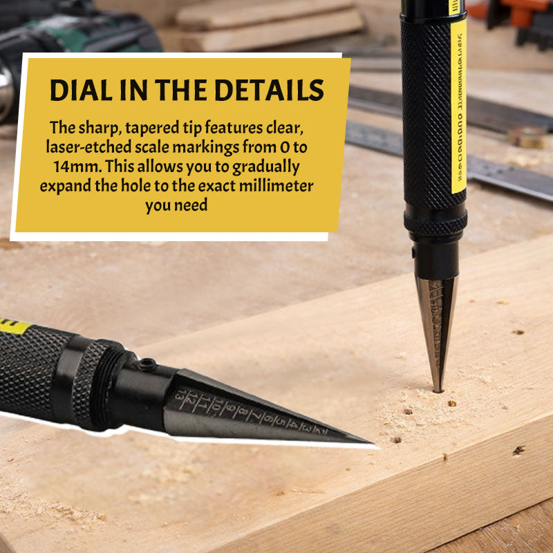 🛠️ 0-14mm Hole Puncher(Can be used for self-defense)