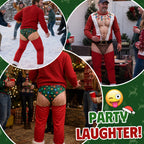 Funny Christmas Light Butt Pants 🎄
