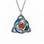 ✨Birthstone Celtic Trinity Knot Necklace – Meaningful Symbol of Love & Connection ❤️