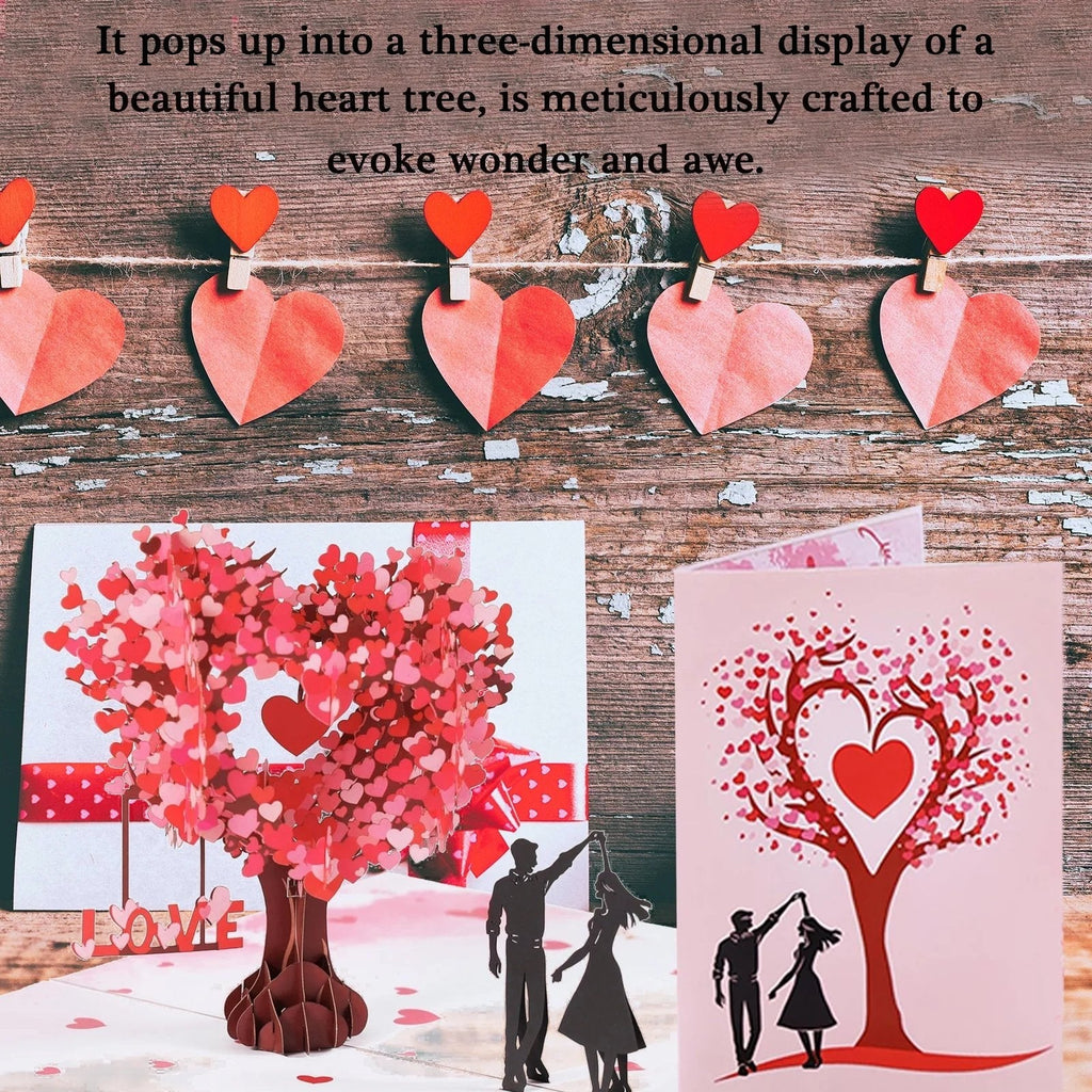 💌Premium 3D Pop-Up Romantic Anniversary & Valentine's Car