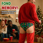 Funny Christmas Light Butt Pants 🎄