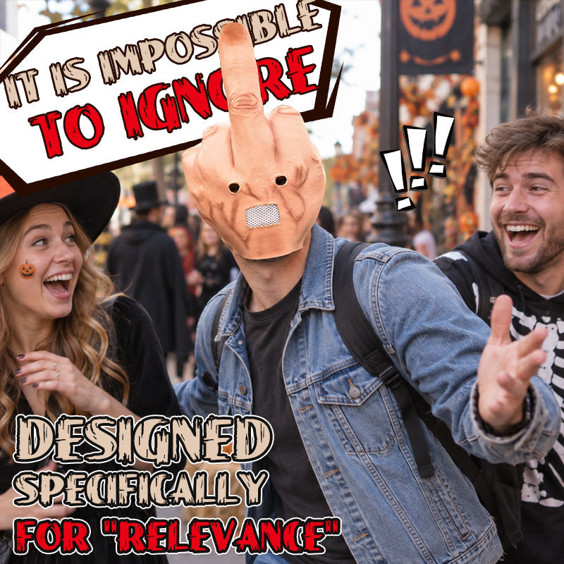 🖕 The Giant Middle Finger Mask That Steals the Party