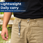 Lightweight Belt Key Clip for Everyday Carry