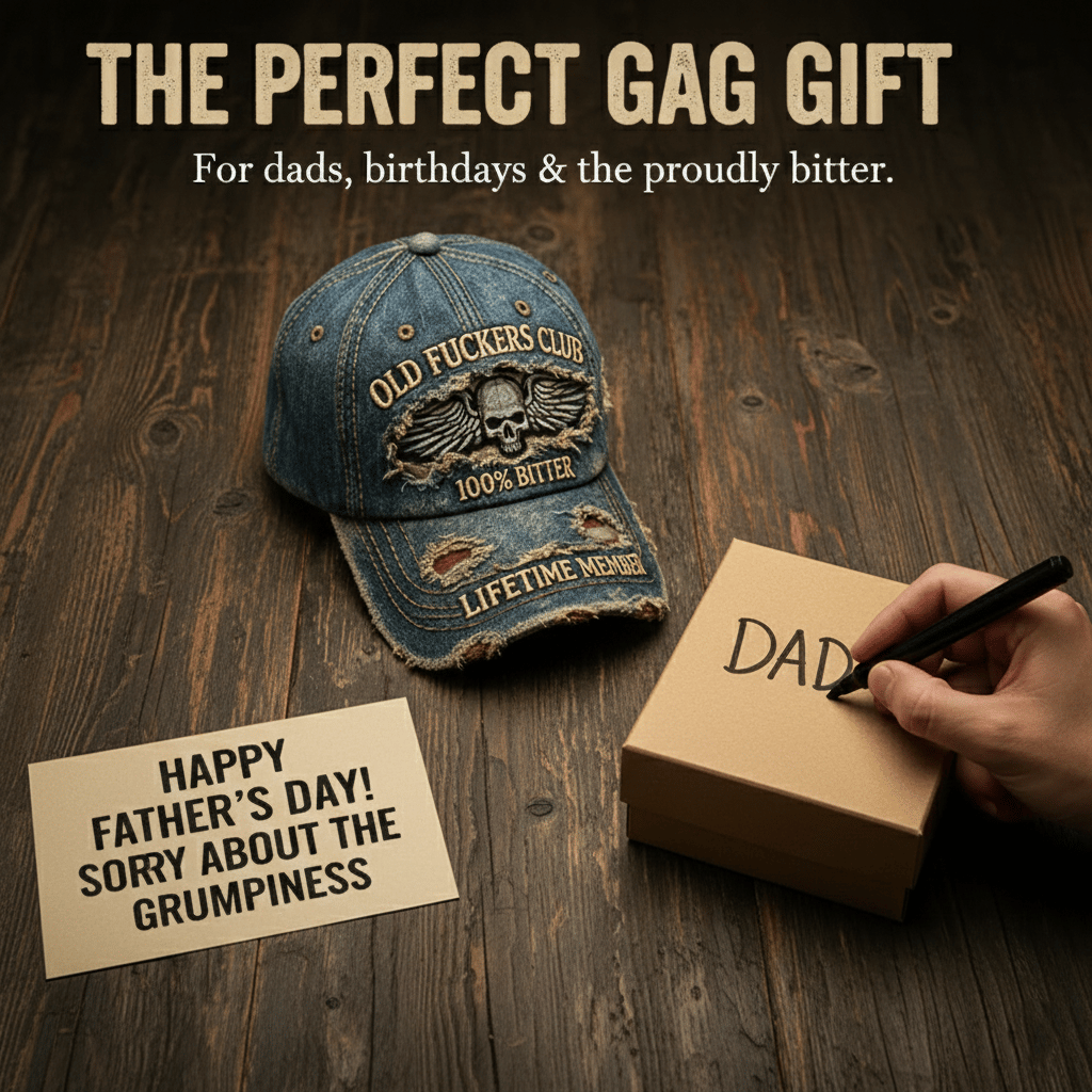 🧢Old F*ckers Club – Vintage baseball ca