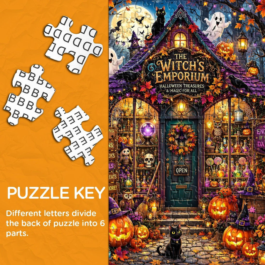 🔥49% Off Last Day - 👻The Witch’s Emporium Jigsaw Puzzle 1000 Pieces