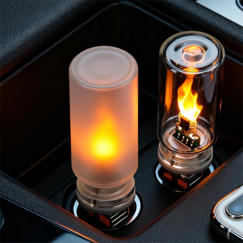 🔥USB lamp with realistic flame