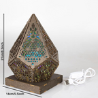 Forest Shadow Lamp - Mosaic Prism Projection Lamp