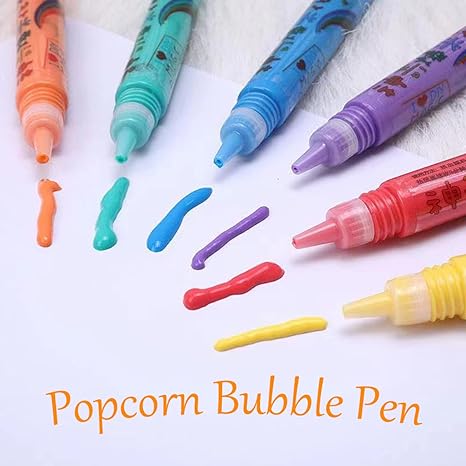 🎁🔮Magic Pen – Draw 3D with one stroke!🎄 DIY Bubble Popcorn Drawing Pens& Buy 2 Get 1 Free 🔥