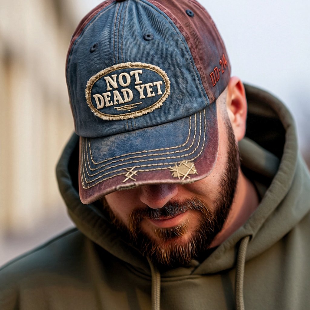 NOT DEAD YET - Vintage washed baseball cap