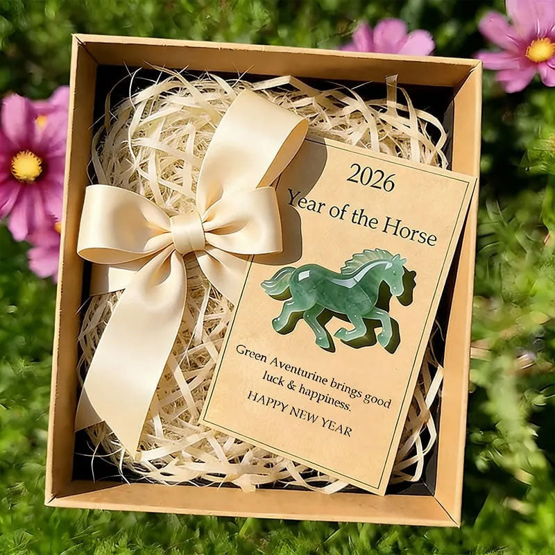 🐎🍀 Happy green horse – ✨ Symbolizes strength and new beginnings 2026 Anno del Cavallo – Choose your color, bring your intention with yo
