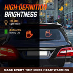 LED Gesture Car Window Light