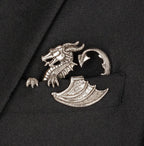 ✨ Luxury Sculpted Animal Brooch – Premium Statement Piece for Suits & Blazers