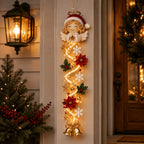 ⏳ Last day with 49% off – 🎄MerryCascade™: festive door hanging lights for Christmas | 6 festive designs with lights✨
