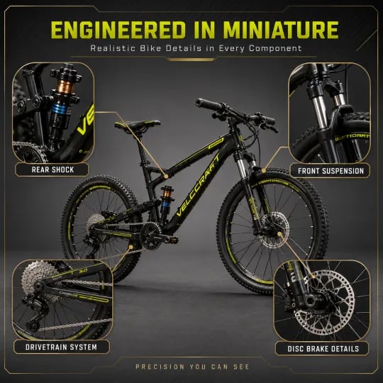 🎉🔥 50% OFF - 🚲DIY Mountain Bike Model Kit – Build, Display & Collect