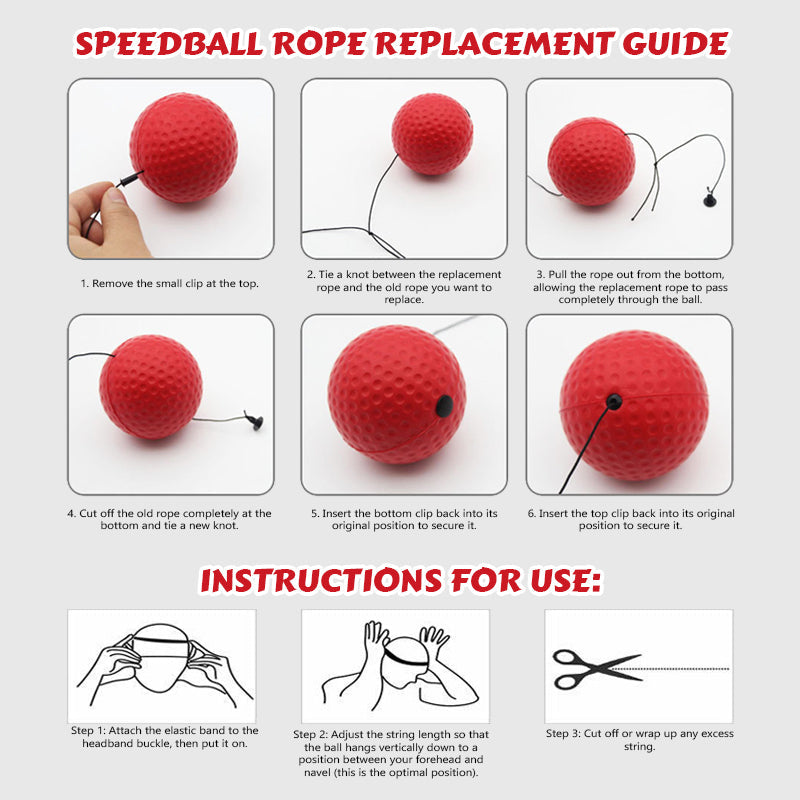 🥊 Headband Boxing Reflex Ball Set