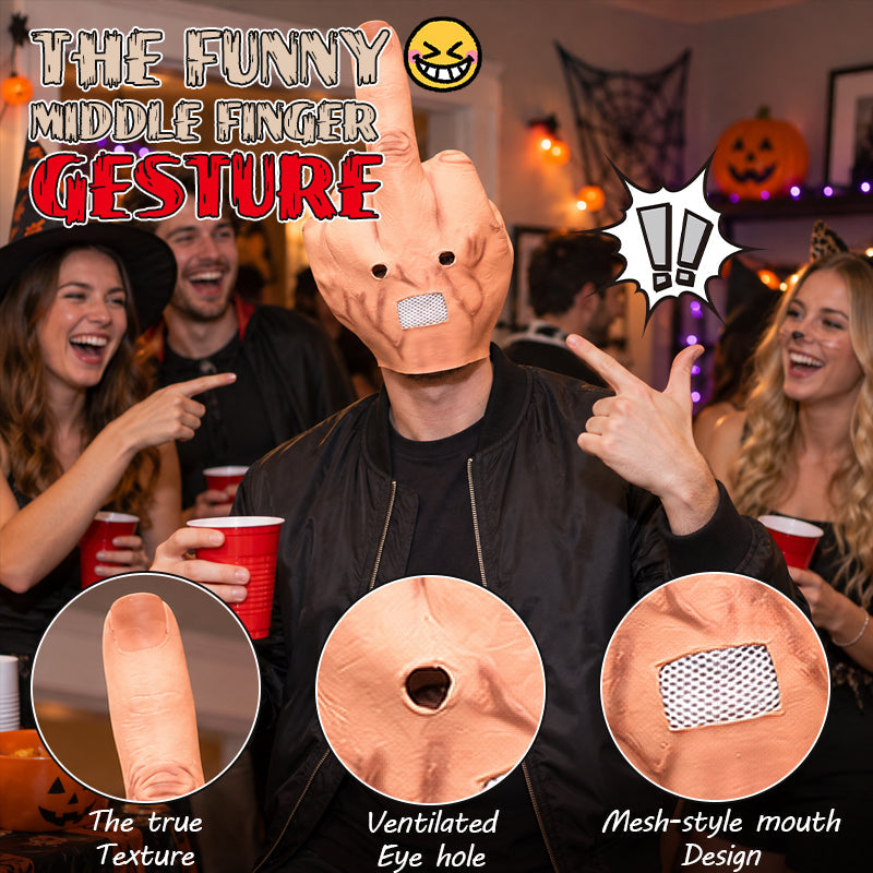 🖕 The Giant Middle Finger Mask That Steals the Party