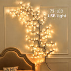 🌟🎅 Flexible LED Tree Branch – Warm & Festive