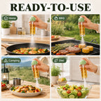 🍳💧 Cooking oil sprayer with a downward-facing je