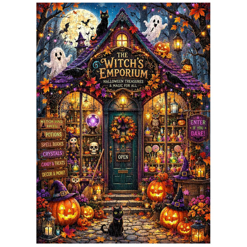 🔥49% Off Last Day - 👻The Witch’s Emporium Jigsaw Puzzle 1000 Pieces