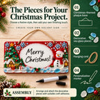 ⏳ Last Day 49% OFF – 🎄 Beginner-Friendly DIY Sea Glass Christmas Hanging Sign Kit | 8 Festive Designs with Handwritten Personalization ✍️