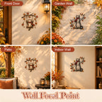 🍁Autumn Cat Metal Wall Decor🐱