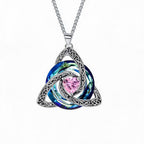 ✨Birthstone Celtic Trinity Knot Necklace – Meaningful Symbol of Love & Connection ❤️