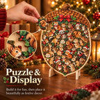 🎄Christmas Wooden Puzzle with Stand | 9 Festive Designs to Build & Display 🧩