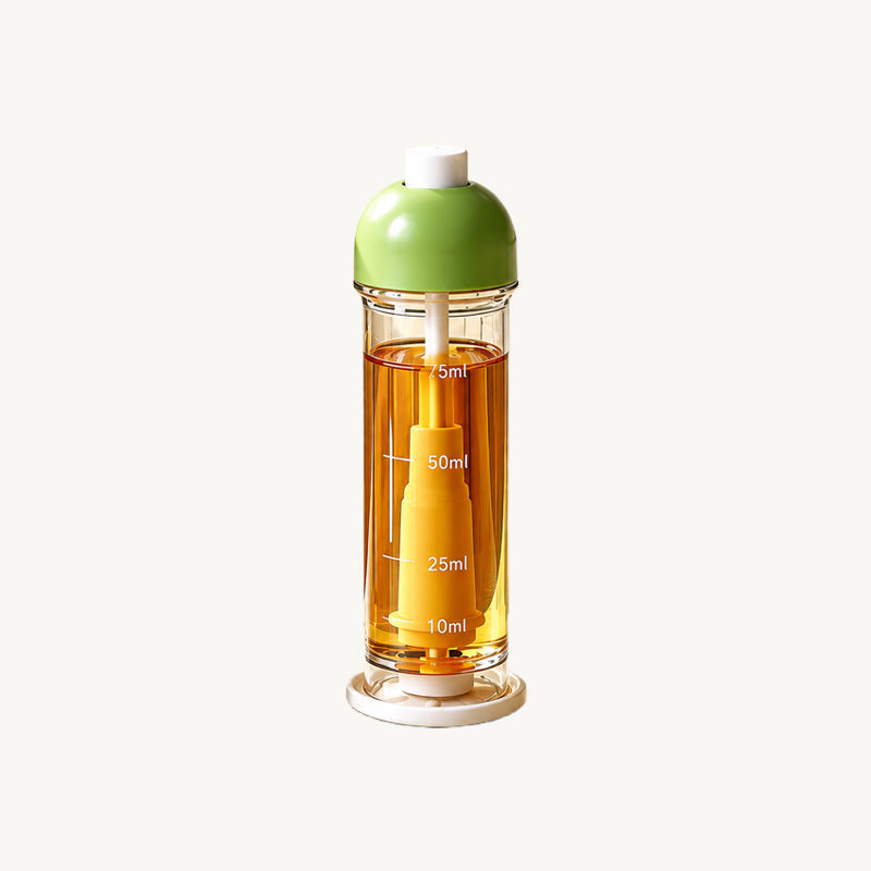 🍳💧 Cooking oil sprayer with a downward-facing je