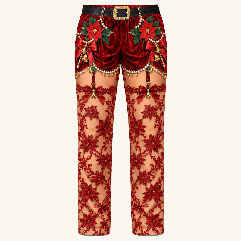 Funny Christmas Illusion Pants
