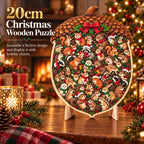 🎄Christmas Wooden Puzzle with Stand | 9 Festive Designs to Build & Display 🧩