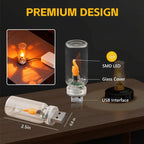 🔥USB lamp with realistic flame