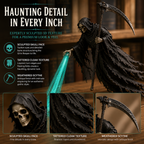 💀 The Soul Collector — Haunted Reaper Shelf Light